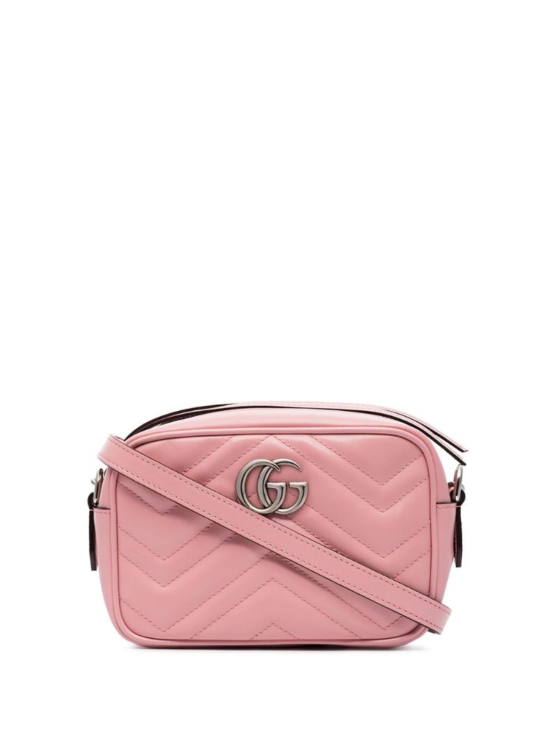 Gucci - mini Marmont camera bag - women - Leather - One Size - PINK
