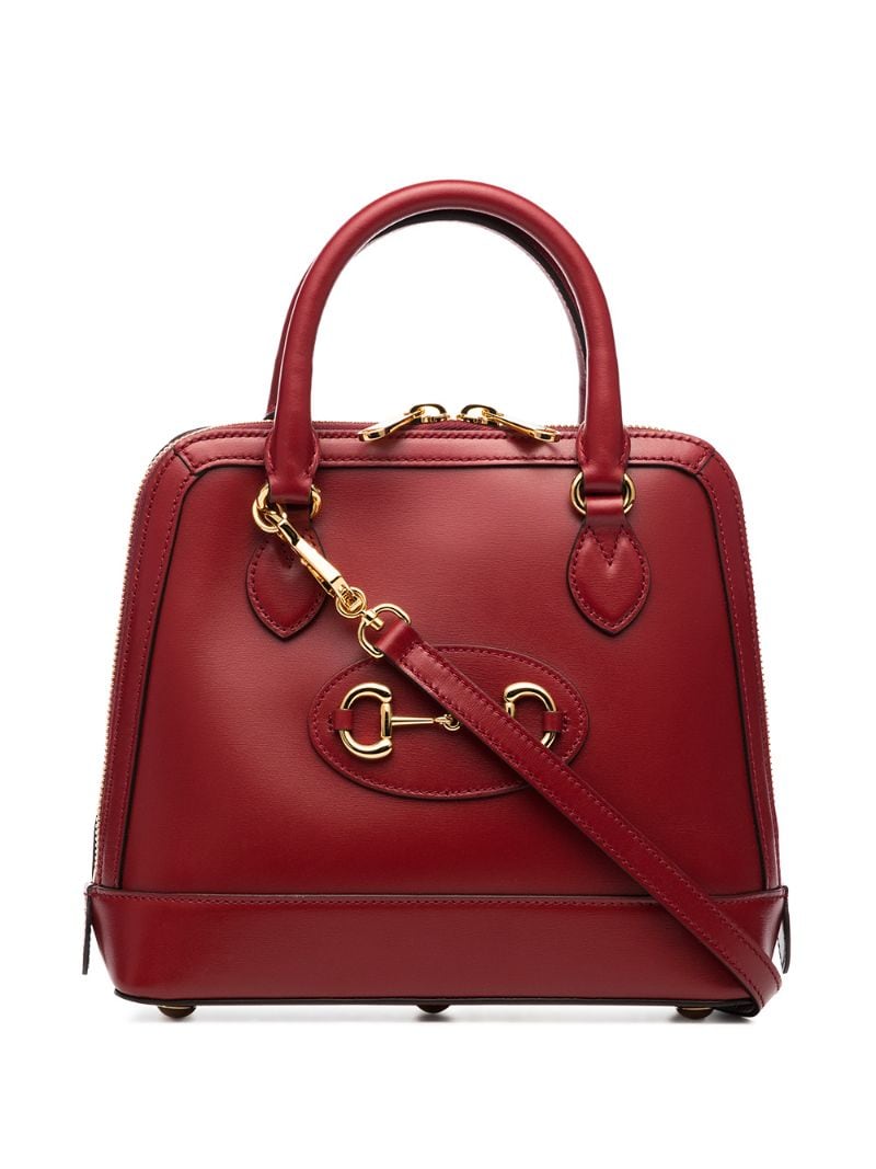 Gucci - Horsebit 1955 leather tote bag - women - Leather - One Size - Red