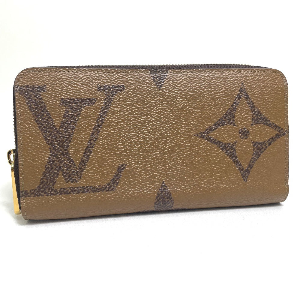 Louis Vuitton Long Purse M69353 Giant Zippy Monogram Canvas Brown Wallet Case