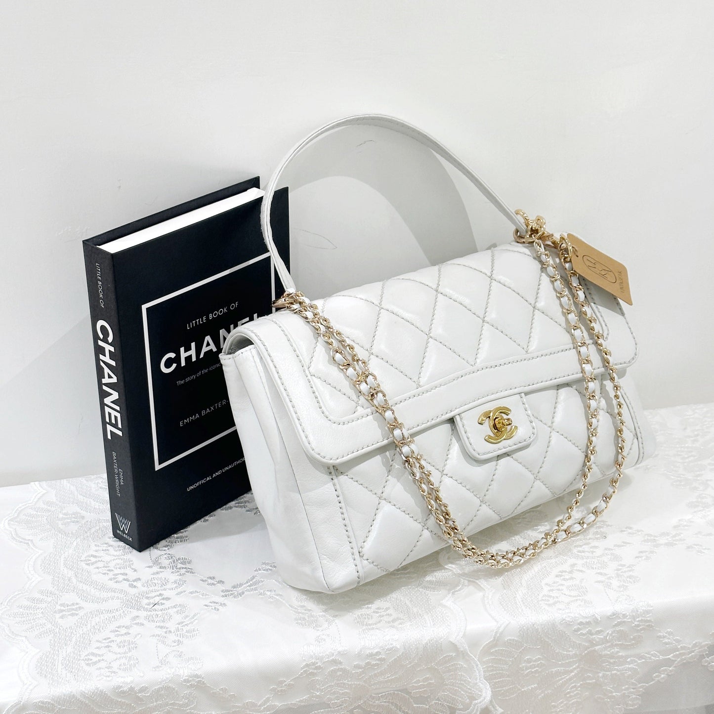 Chanel   wild stitch flap handbag