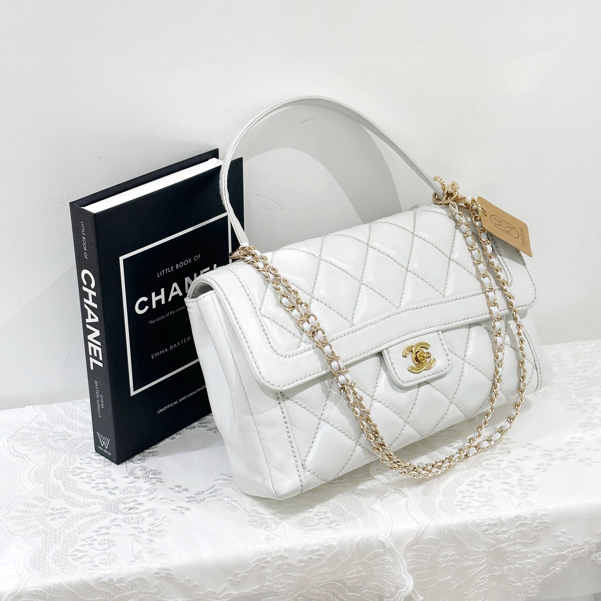 Chanel   wild stitch flap handbag