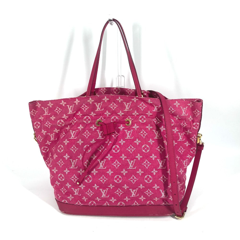 Louis Vuitton M40870 Noeful MM Monogram Denim Pink Shoulder Bag