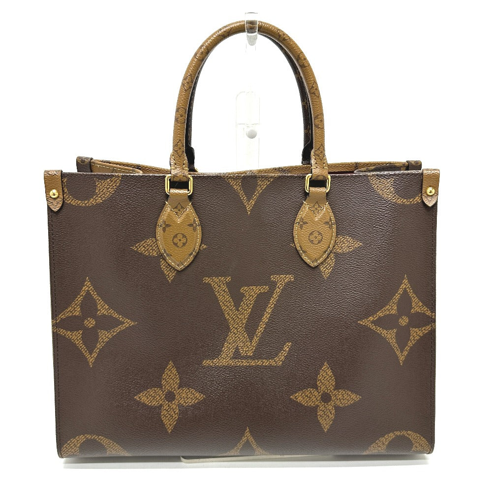 Louis Vuitton M45321 On Go MM Monogram Canvas Brown Tote Bag 5