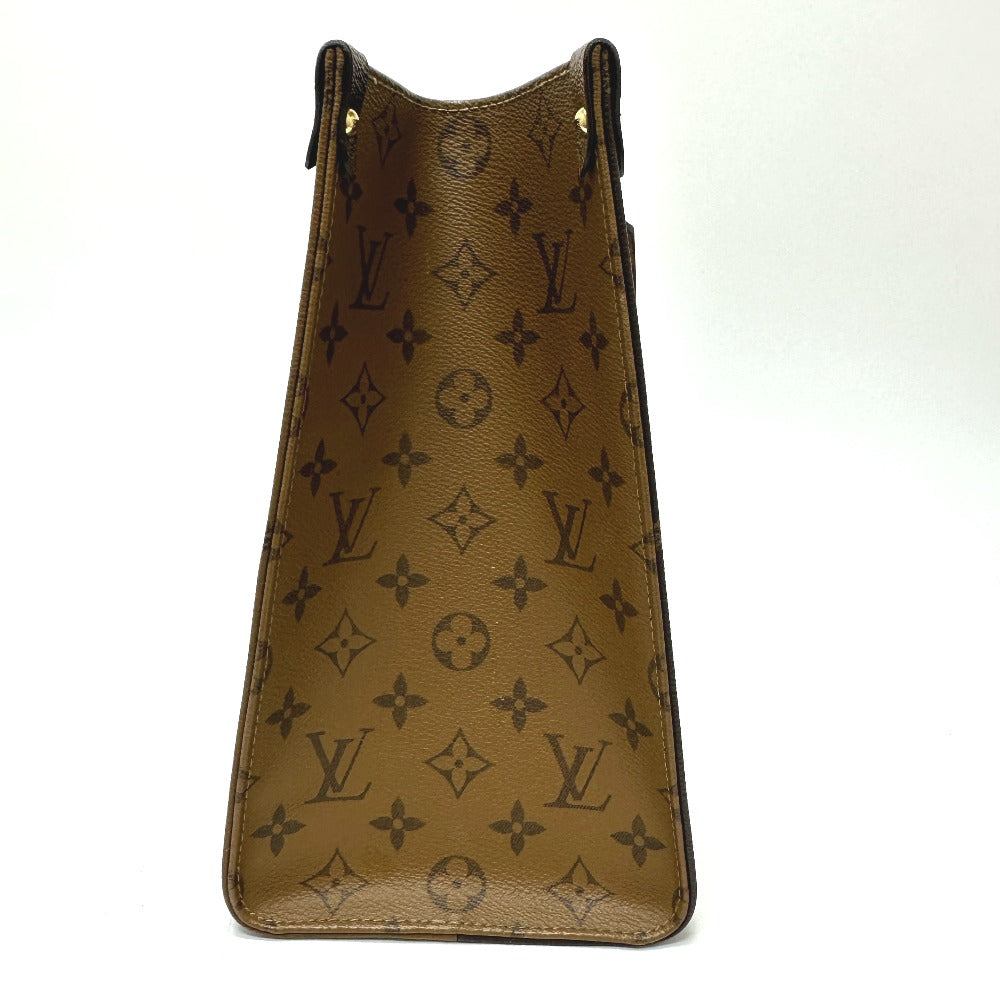 Louis Vuitton M45321 On Go MM Monogram Canvas Brown Tote Bag 5