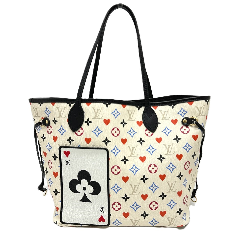 Louis Vuitton M57462 Game on Neverfull MM Monogram Canvas Multicolor Tote Bag