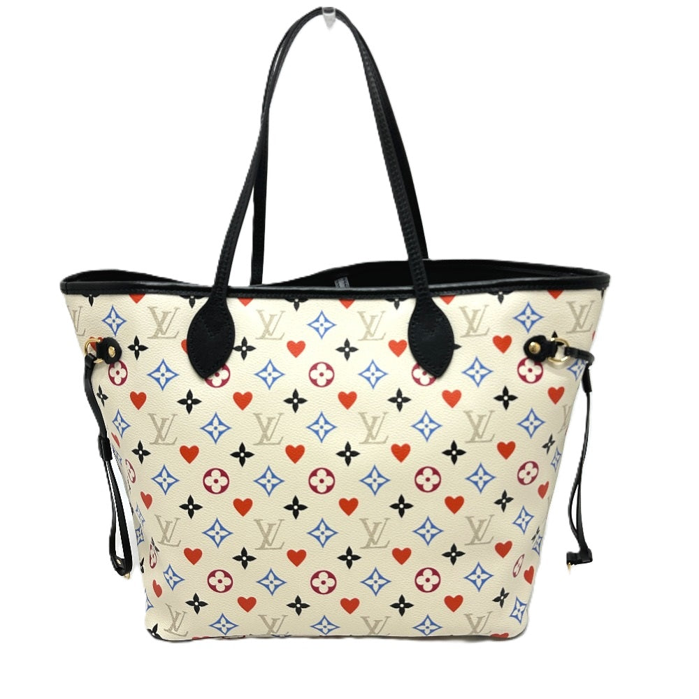 Louis Vuitton M57462 Game on Neverfull MM Monogram Canvas Multicolor Tote Bag