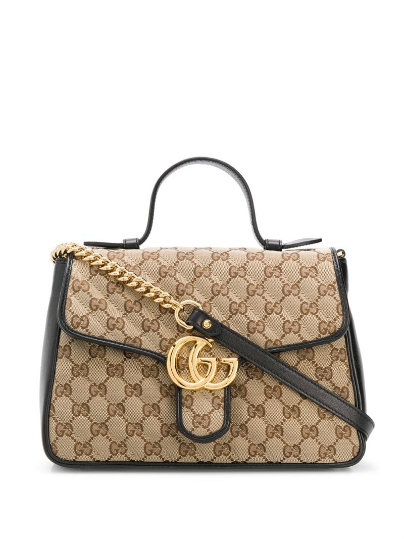 Gucci - GG Marmont tote bag - women - Leather/Fabric - One Size - Brown