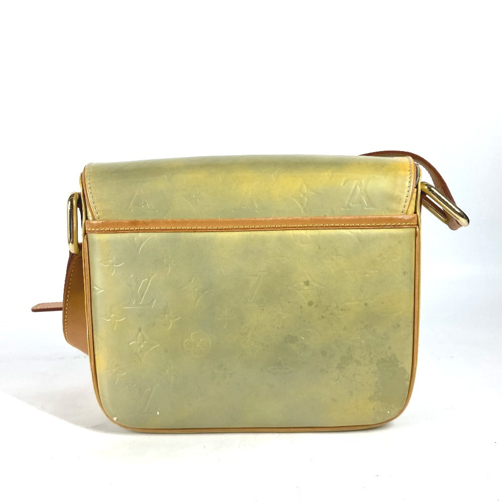 Louis Vuitton M91148 Vernis Christie GM Monogram Gray Shoulder Bag