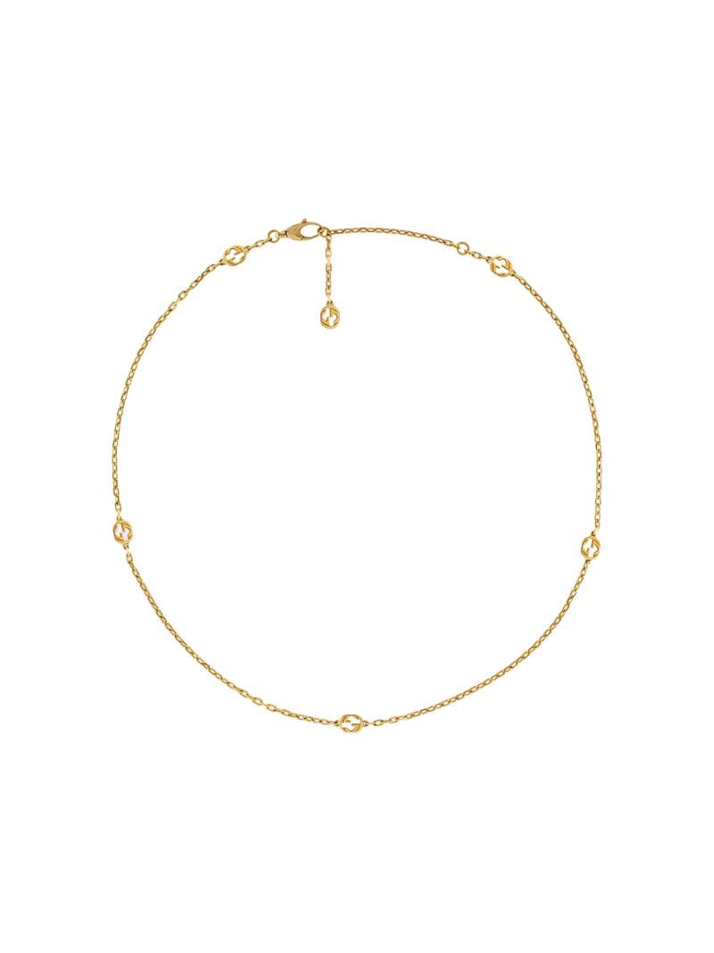 Gucci - 18kt yellow gold Interlocking G necklace - women - 18kt Gold - One Size - GOLD