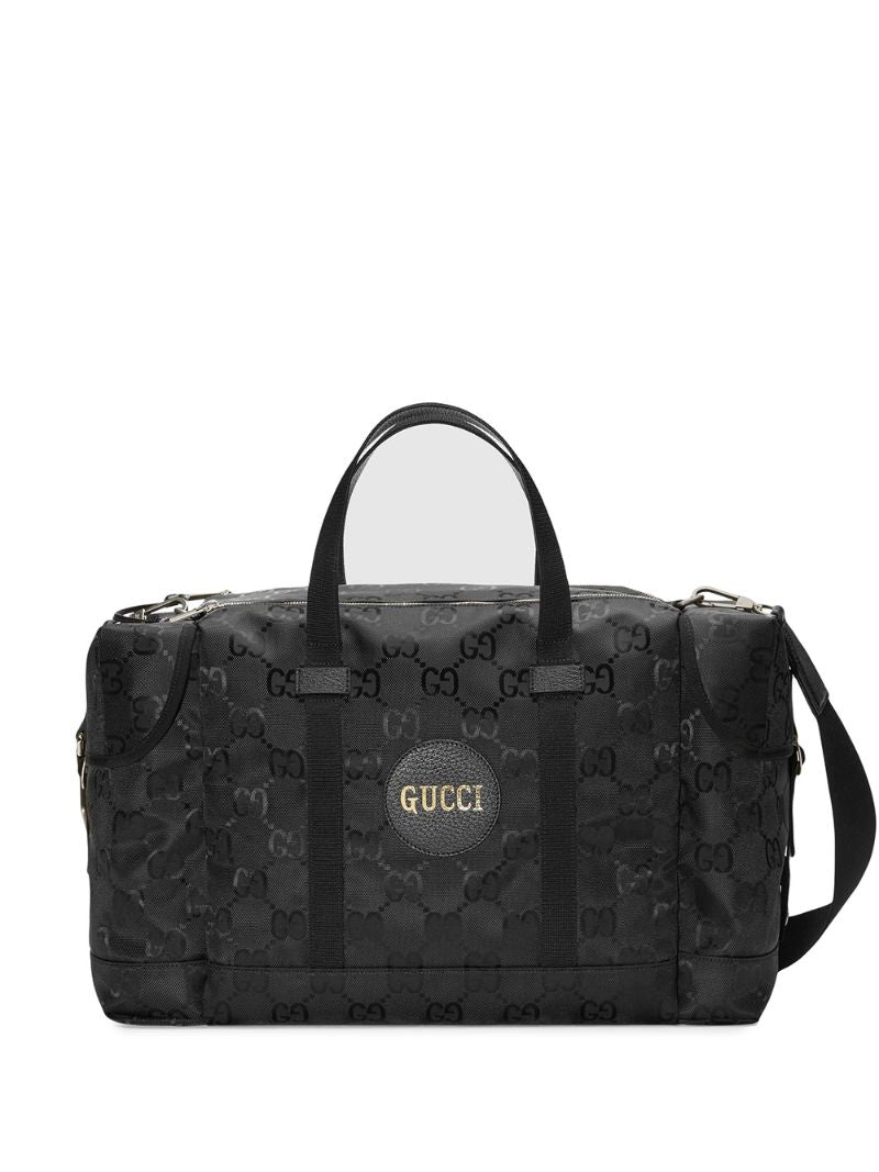 Gucci - Off The Grid GG Supreme duffle bag - unisex - Leather/Nylon/Recycled Nylon - One Size - Black