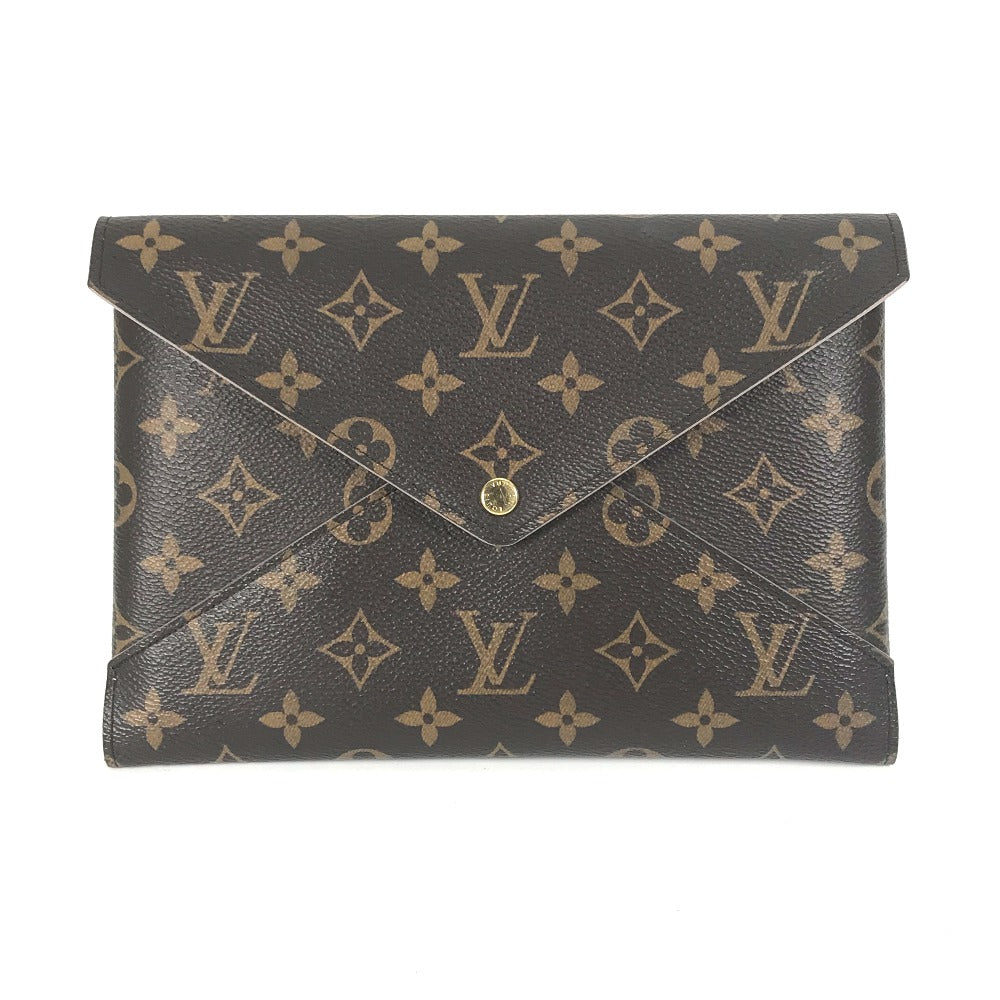 Louis Vuitton M62034 Pochette Kirigami Monogram Canvas Brown Clutch Bag