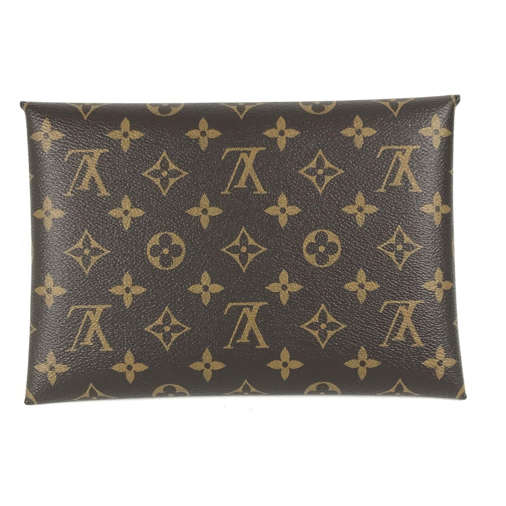 Louis Vuitton M62034 Pochette Kirigami Monogram Canvas Brown Clutch Bag 8