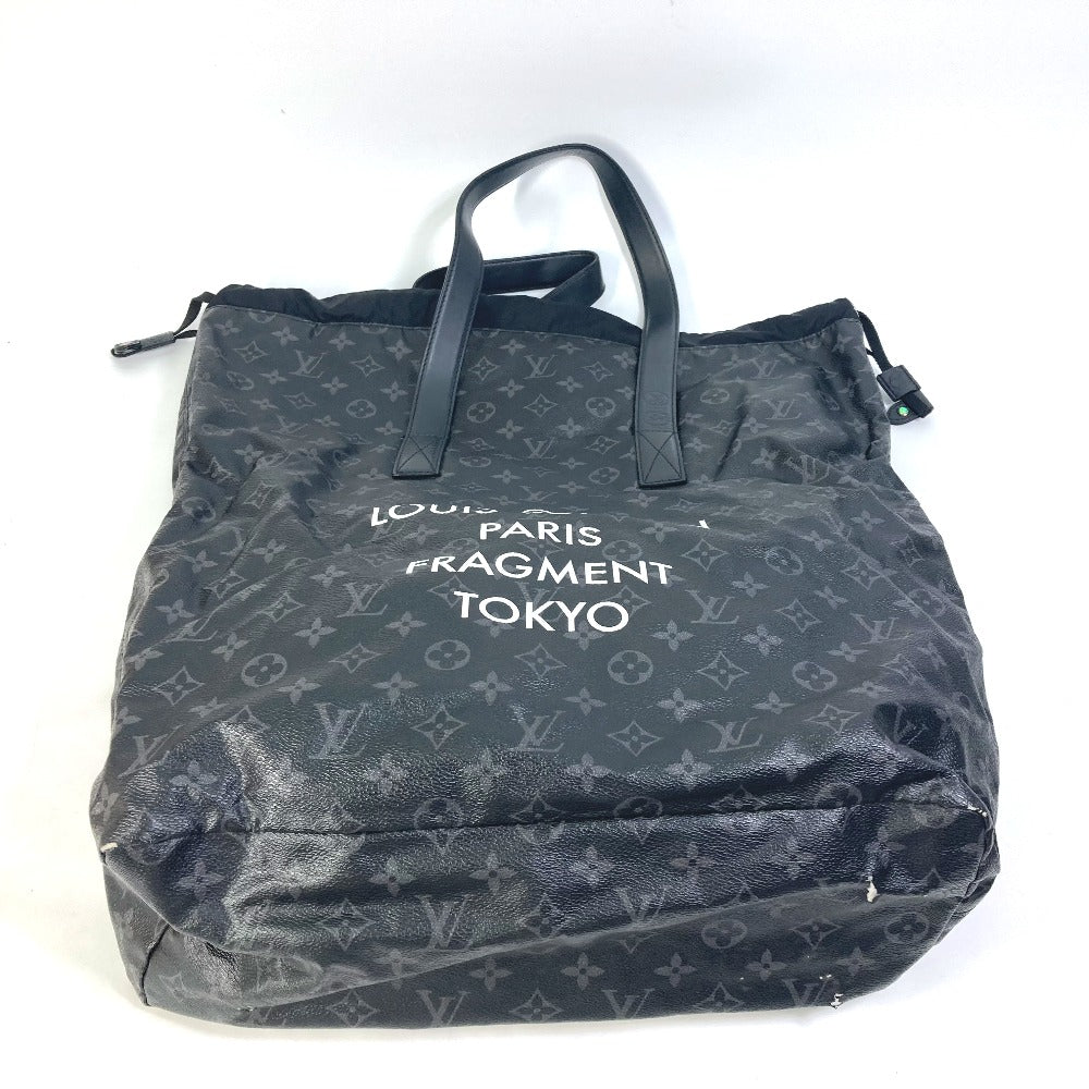Louis Vuitton M43417 Eclipse Hiroshi Fujiwara Monogram Canvas Black Tote Bag