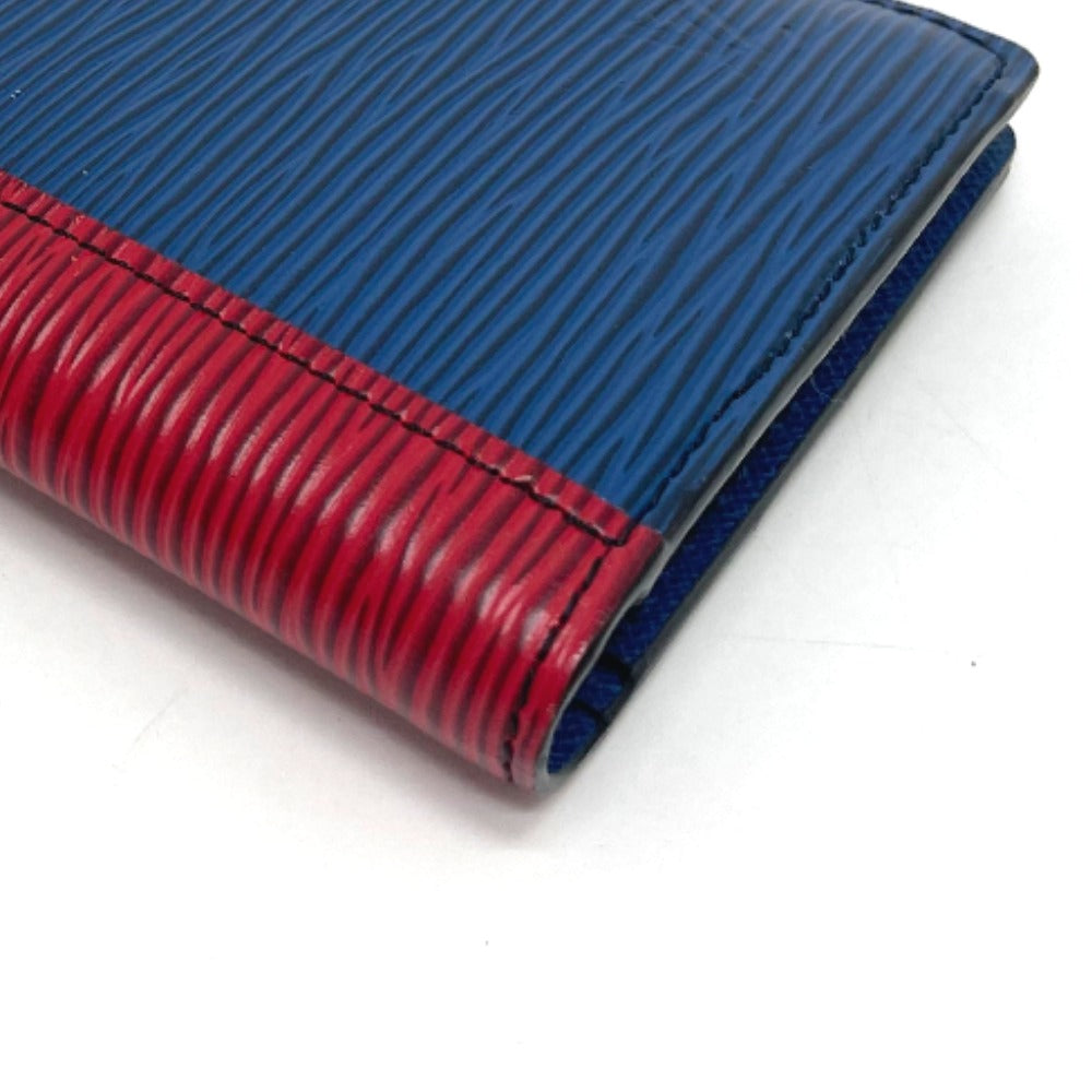 Louis Vuitton Long Purse M68718 Epi x Leather Blue Red Green Wallet Case