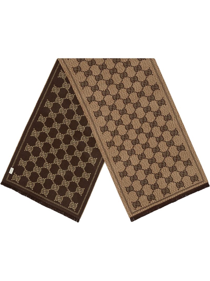 Gucci - GG Supreme scarf - men - Wool - One Size - Neutrals