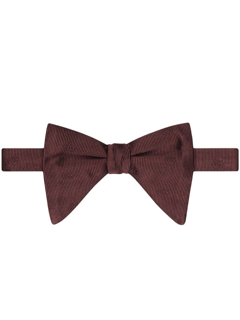 Gucci - clip-on bow tie - men - Silk - One Size - Red