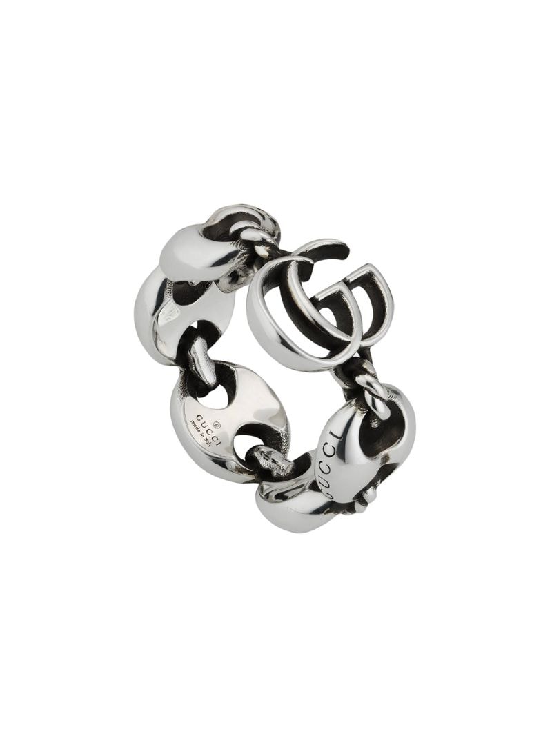 Gucci - Double G ring - women - Sterling Silver - 52, 53, 54, 55 - SILVER