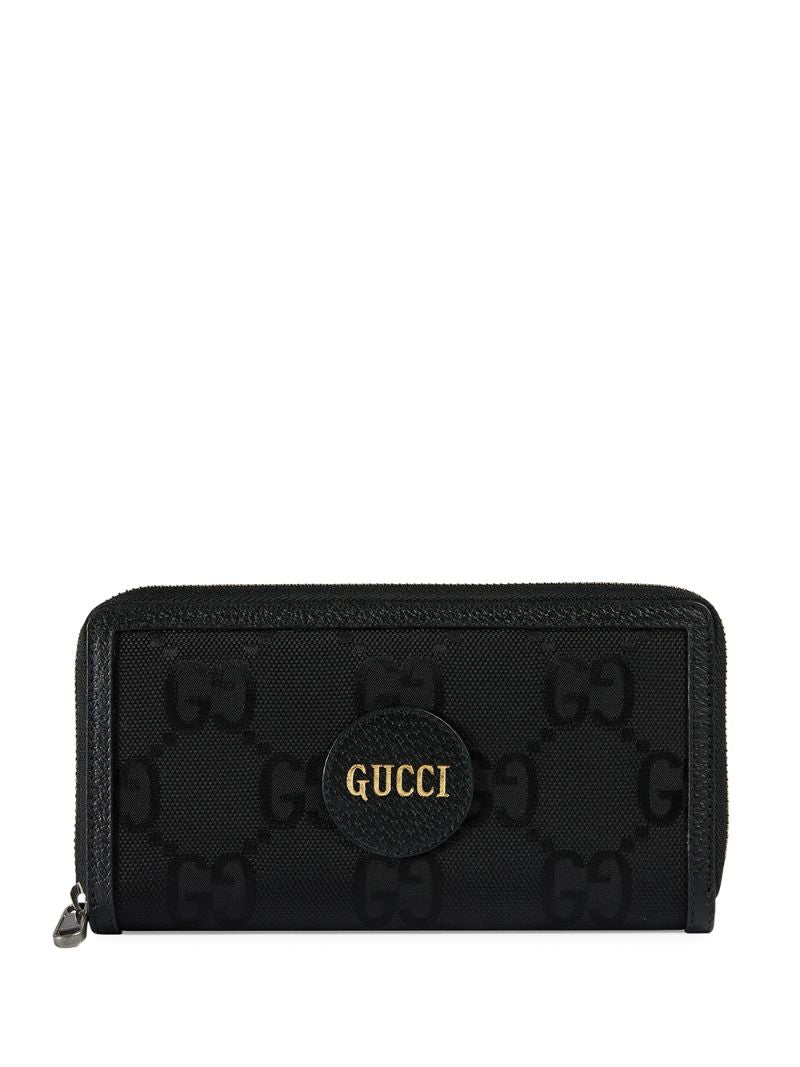 Gucci - Off The Grid GG Supreme logo-patch wallet - men - Leather/Recycled Nylon - One Size - Black