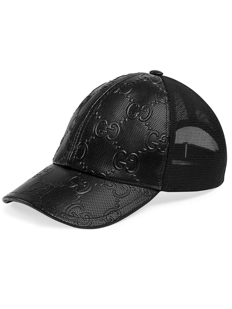 Gucci - Off The Grid GG Supreme canvas baseball cap - men - Leather - S, M, L - Black