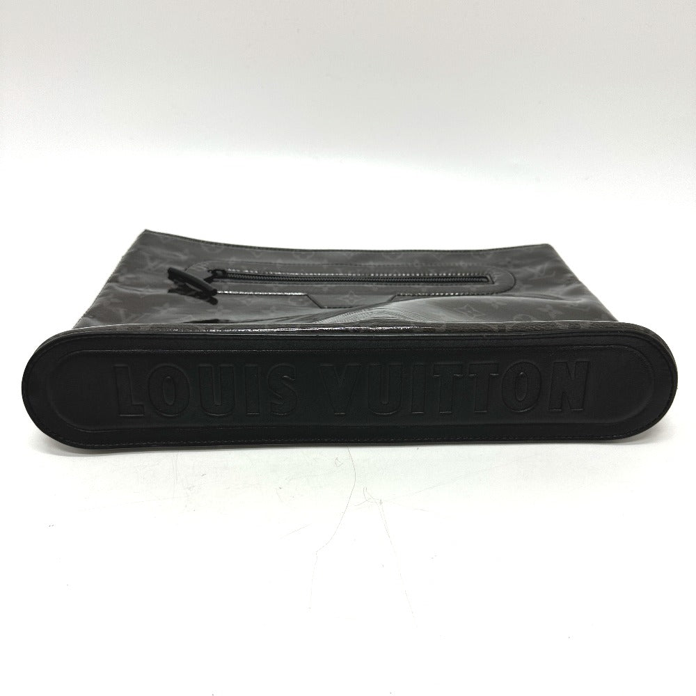 Louis Vuitton M63373 Plastics Eclipse Glaze Pochette Monogram Black Clutch Bag