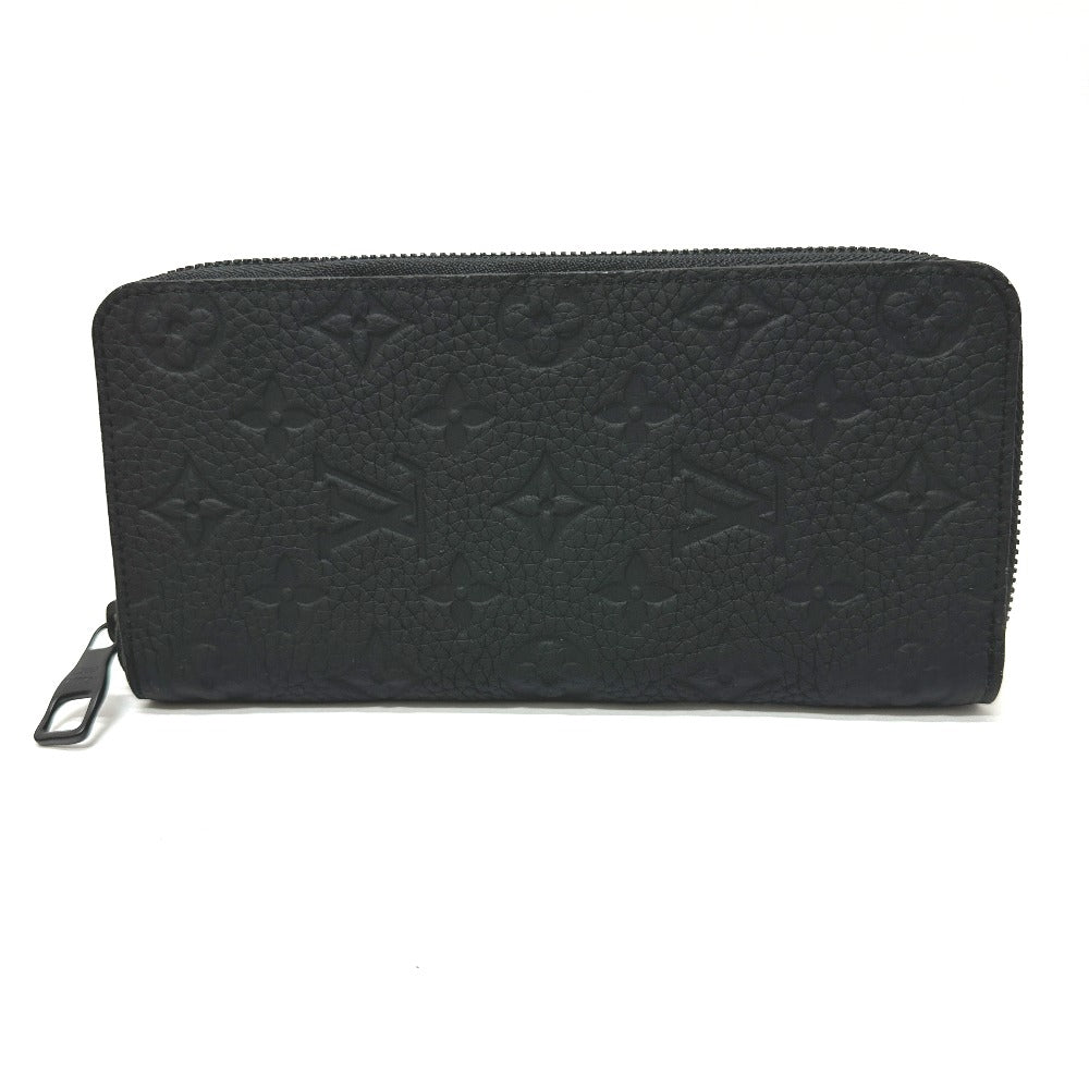 Louis Vuitton Long Purse M69047 Taurillon Clemence Monogram Leather Black Wallet Case