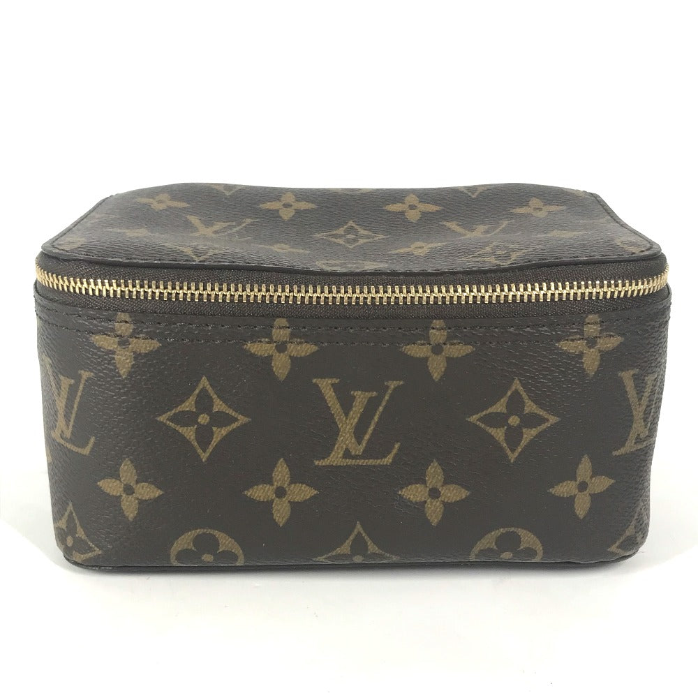 Louis Vuitton Pouch M43688 Cube de Langemont Monogram Canvas Brown Handbag