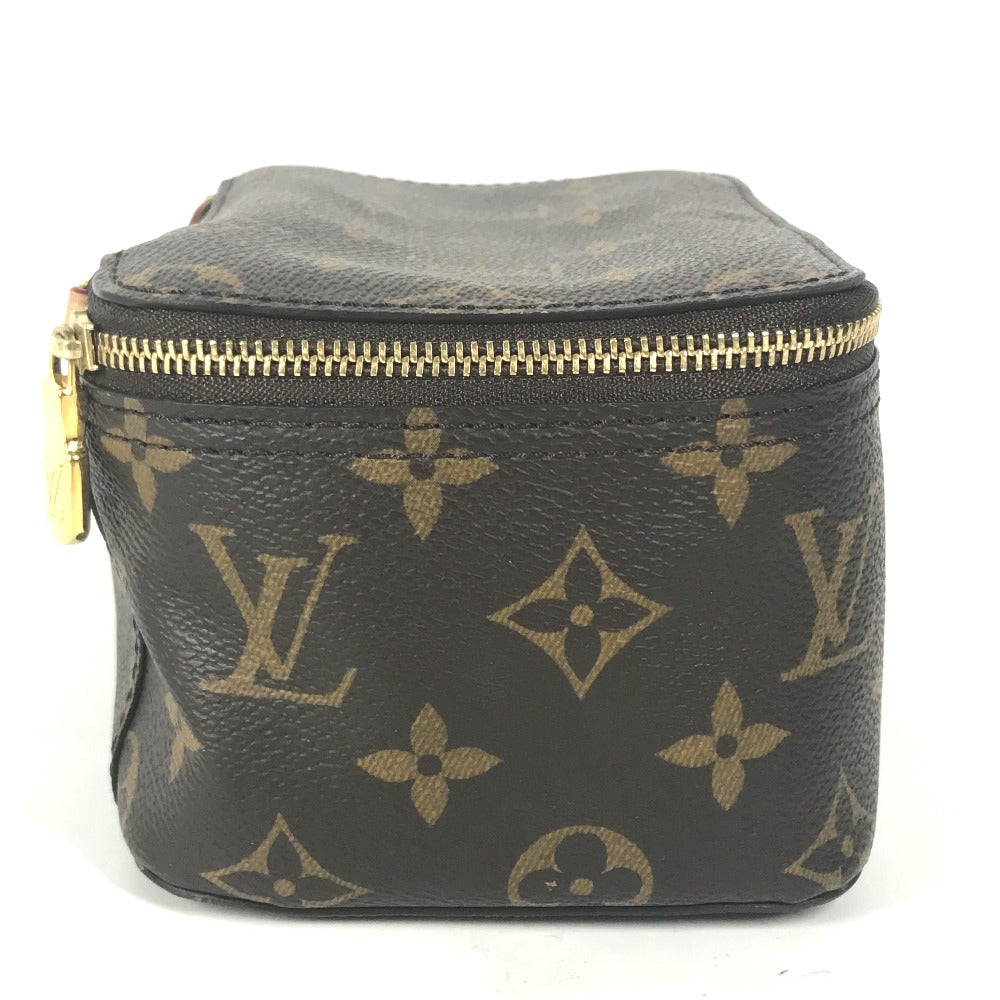 Louis Vuitton Pouch M43688 Cube de Langemont Monogram Canvas Brown Handbag
