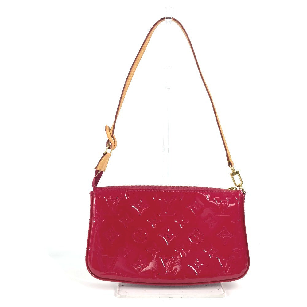 Louis Vuitton M91574 Vernis Pochette Accessoires Monogram Pink Shoulder Bag