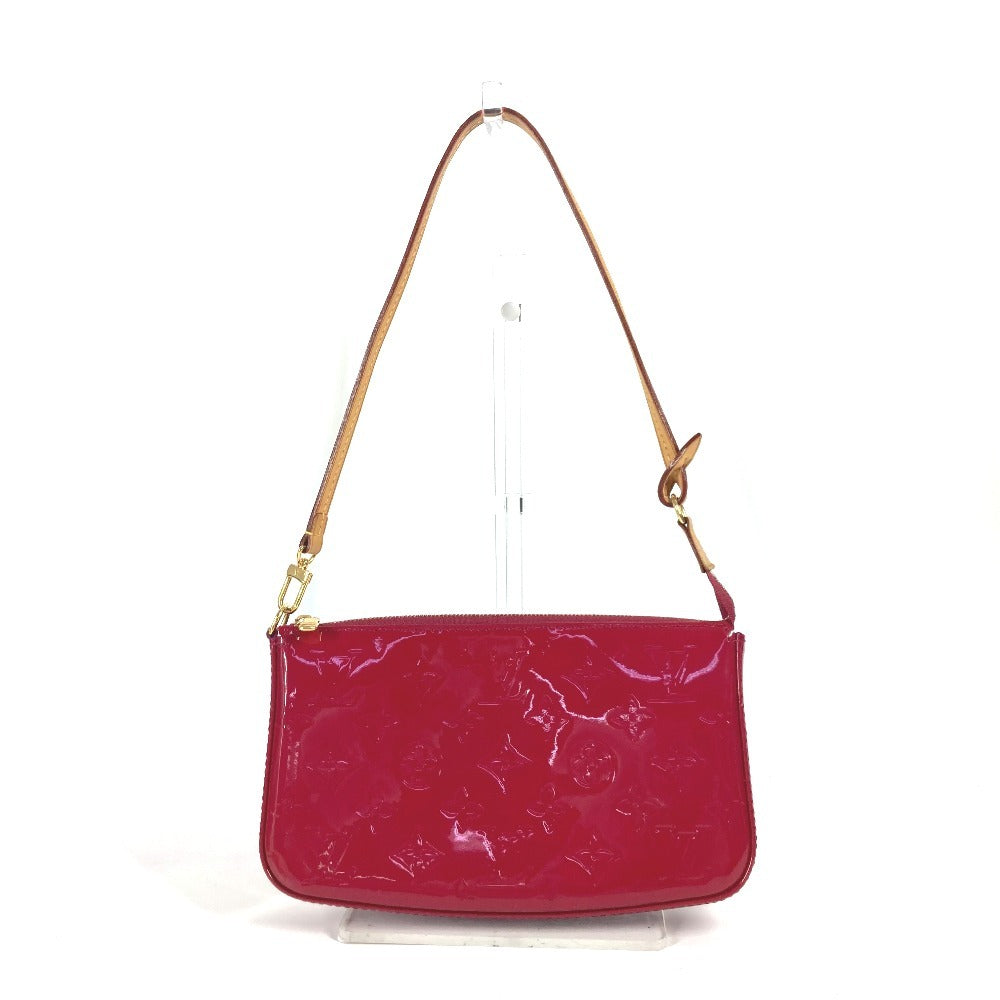 Louis Vuitton M91574 Vernis Pochette Accessoires Monogram Pink Shoulder Bag