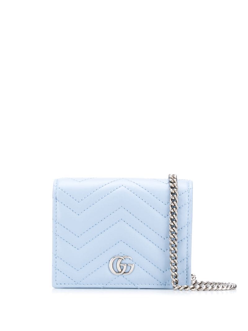 Gucci - GG Marmont purse - women - Calf Leather - One Size - Blue