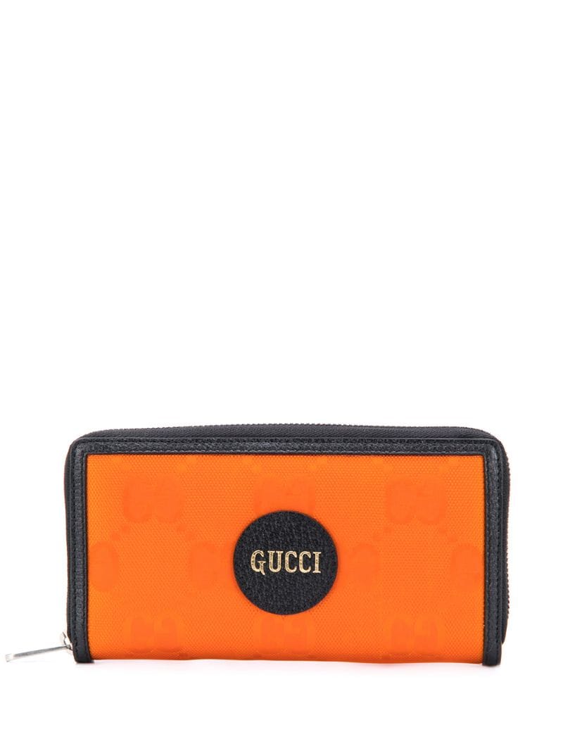 Gucci - Off The Grid zip-around purse - men - Calf Leather/Fabric - One Size - ORANGE