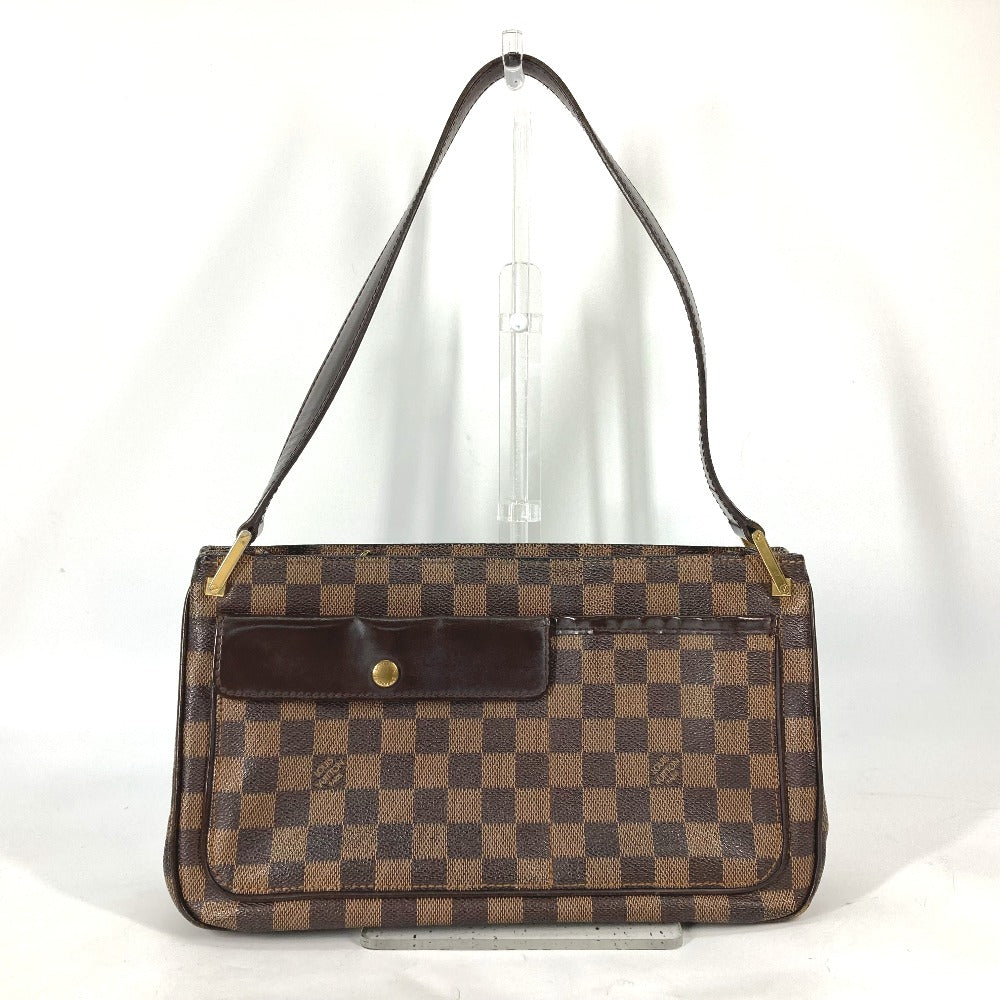 Louis Vuitton N51129 Damier Aubagne Canvas Brown Shoulder Bag