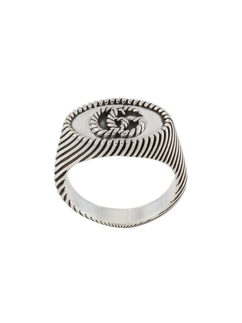 Gucci - GG twisted ring - women - Sterling Silver - 13, 14, 15, 17, 18 - SILVER