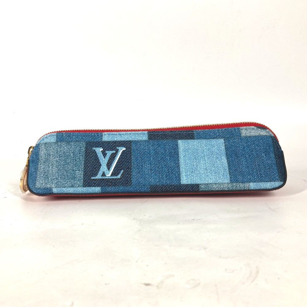 Louis Vuitton pencil Truth Elizabeth Monogram Denim Blue Handbag