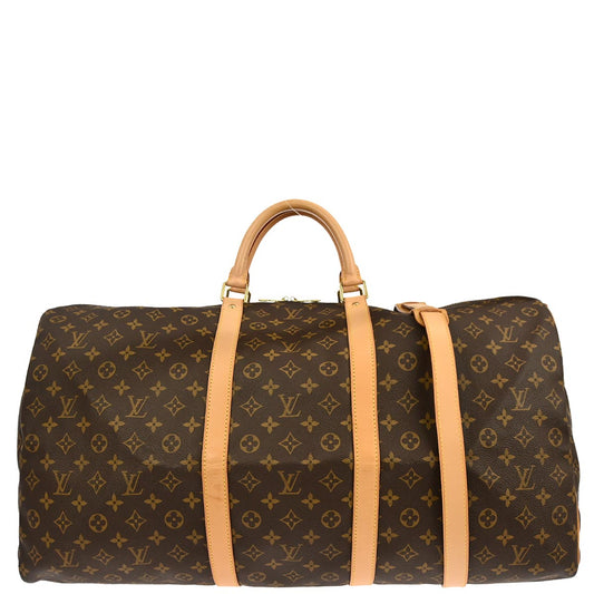 Louis Vuitton 2004 Monogram Keepall Bandouliere 60 Duffle Bag