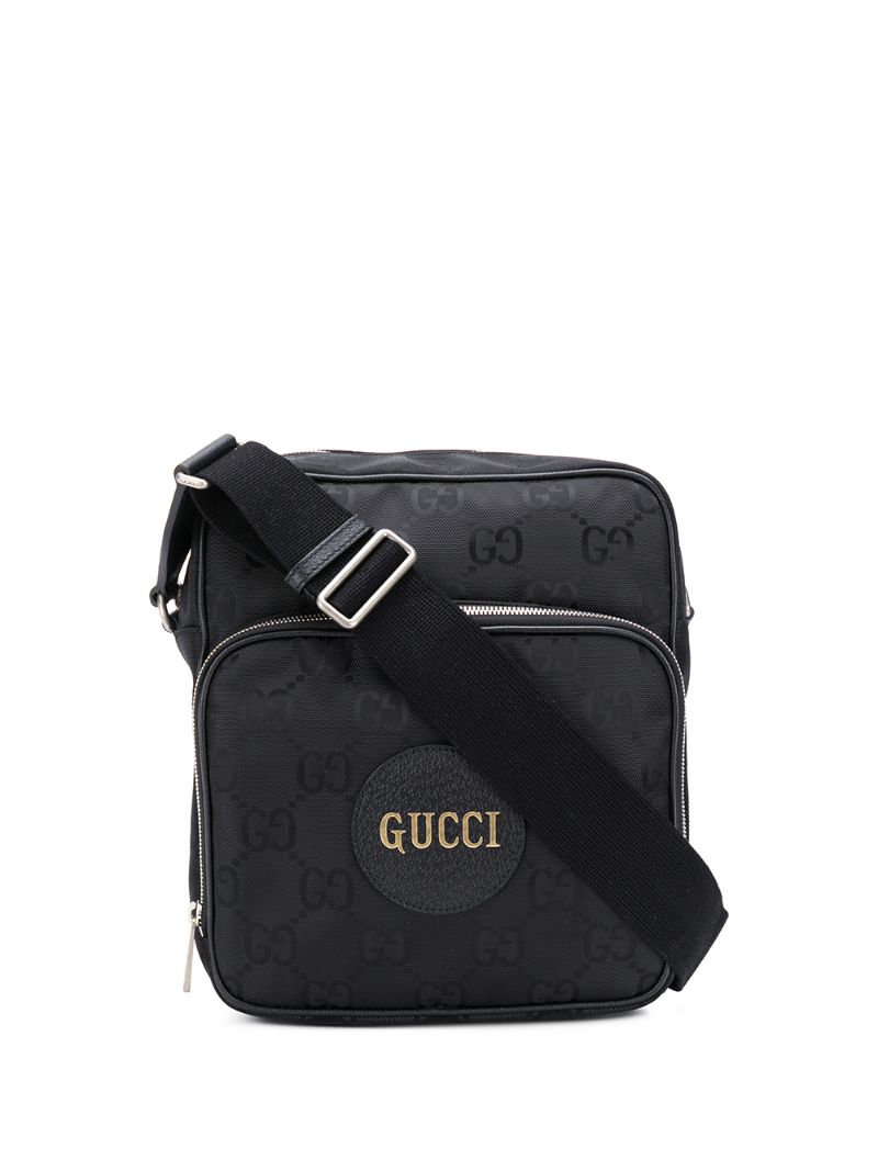 Gucci - Off The Grid GG Supreme shoulder bag - men - Cotton/Leather - One Size - Black