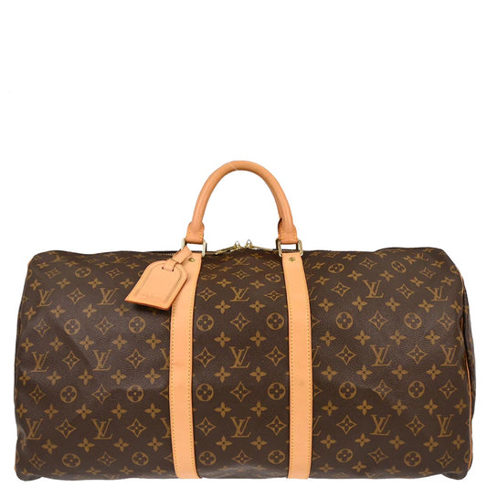 Louis Vuitton 2003 Monogram Keepall 55 Travel Handbag