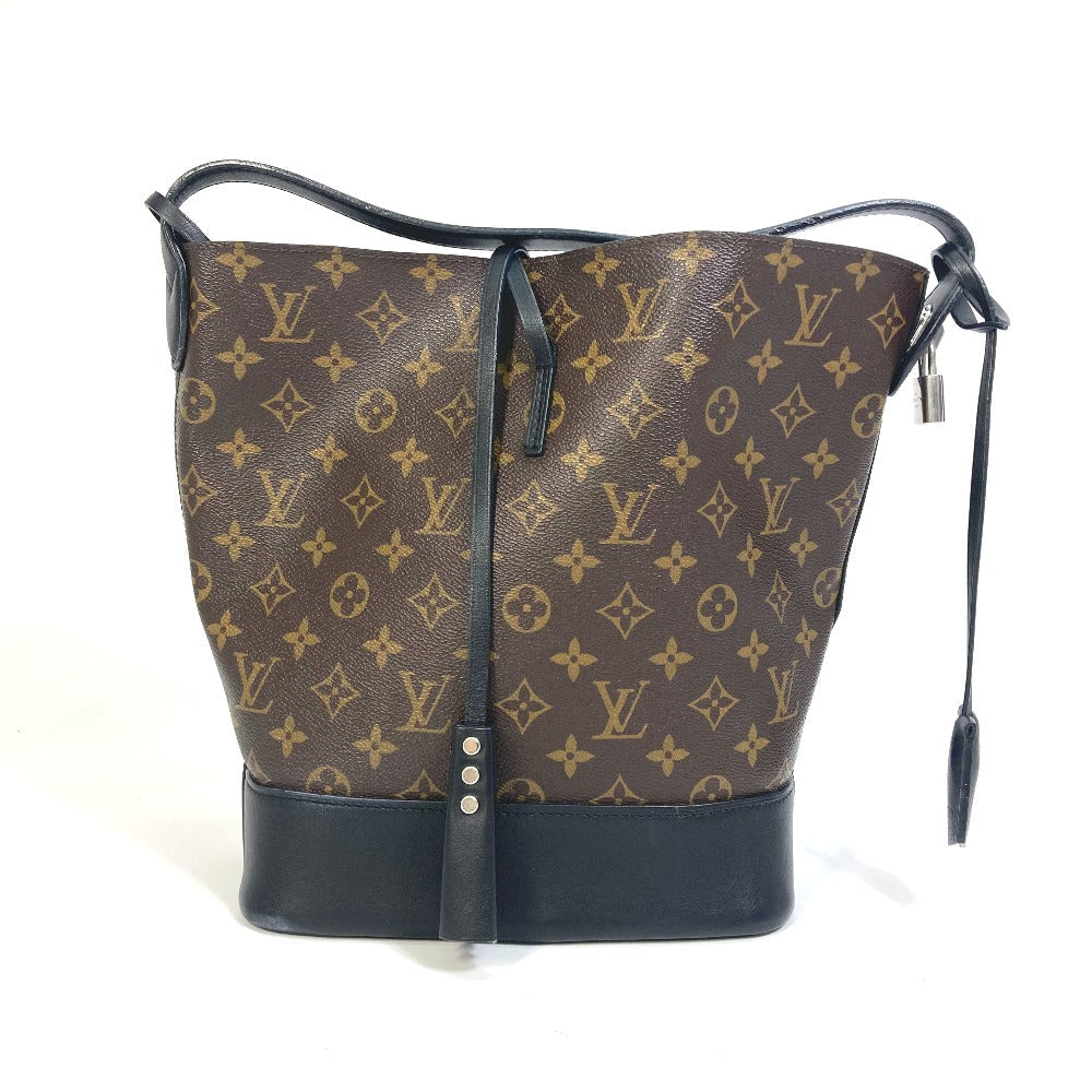 Louis Vuitton M94542 Idol NN14GM Monogram Canvas Calfskin Black Shoulder Bag