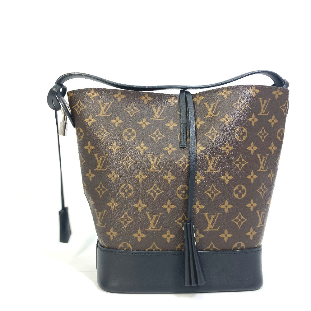 Louis Vuitton M94542 Idol NN14GM Monogram Canvas Calfskin Black Shoulder Bag