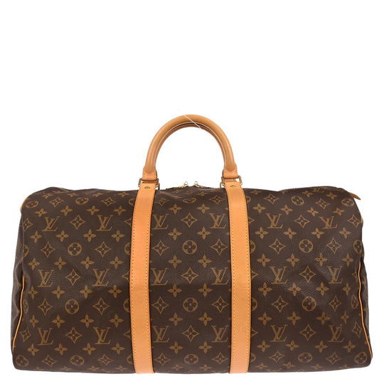 Louis Vuitton 1997 Monogram Keepall 50 Duffle Travel Handbag