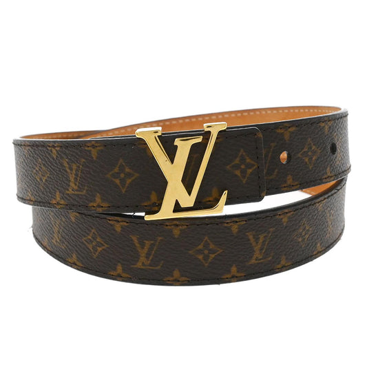 Louis Vuitton 2014 Monogram Ceinture LV Initial Belt #80/32 Small Good