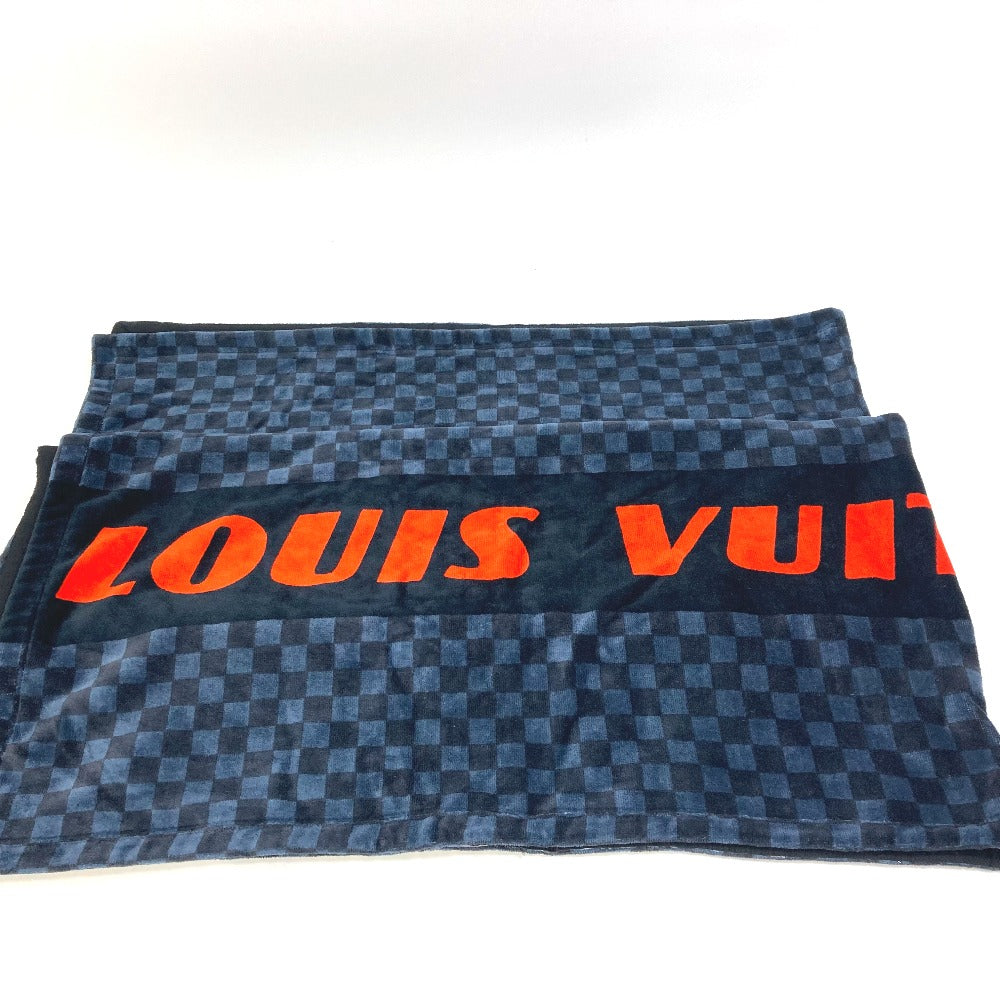 Louis Vuitton towel M73393 Damier Cobalt Dorado Cotton Navy Handbag