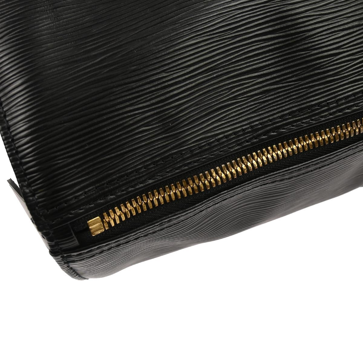 Louis Vuitton Black Epi Keepall 45 Travel Handbag M42972