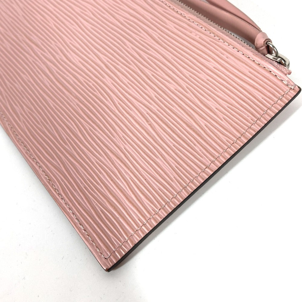 Louis Vuitton Coin M62467 Epi Pochette Leather Pink Clutch Bag