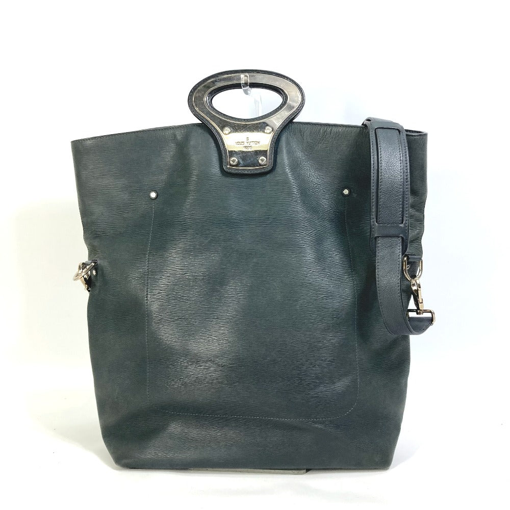 Louis Vuitton 's runway limited Cuir Epi Leather Black Shoulder Bag
