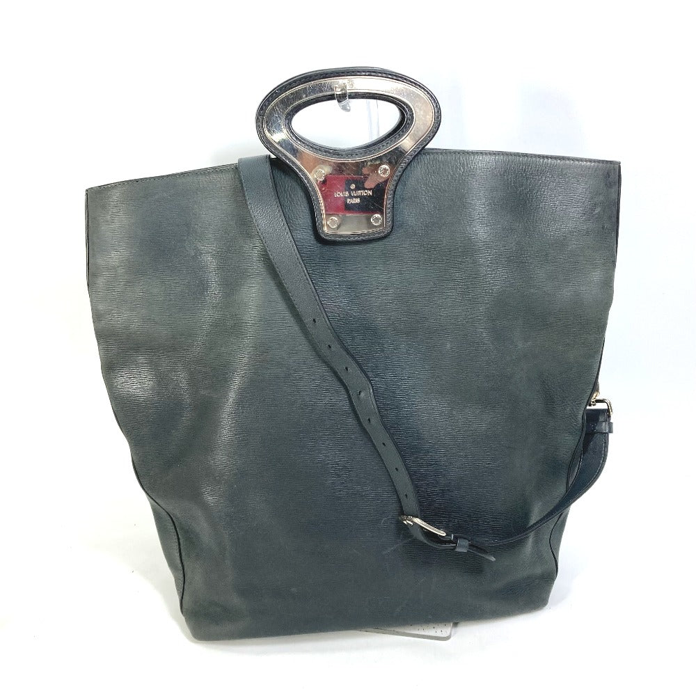 Louis Vuitton 's runway limited Cuir Epi Leather Black Shoulder Bag