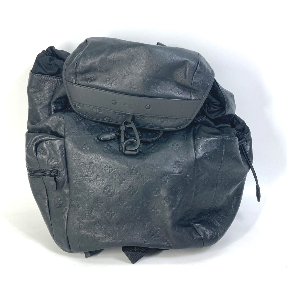 Louis Vuitton Backpack M43680 shadow Discovery backpack Monogram Leather Black