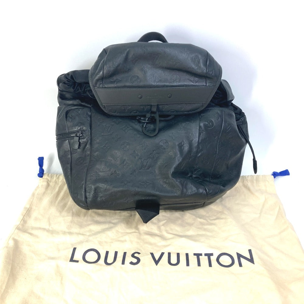 Louis Vuitton Backpack M43680 shadow Discovery backpack Monogram Leather Black