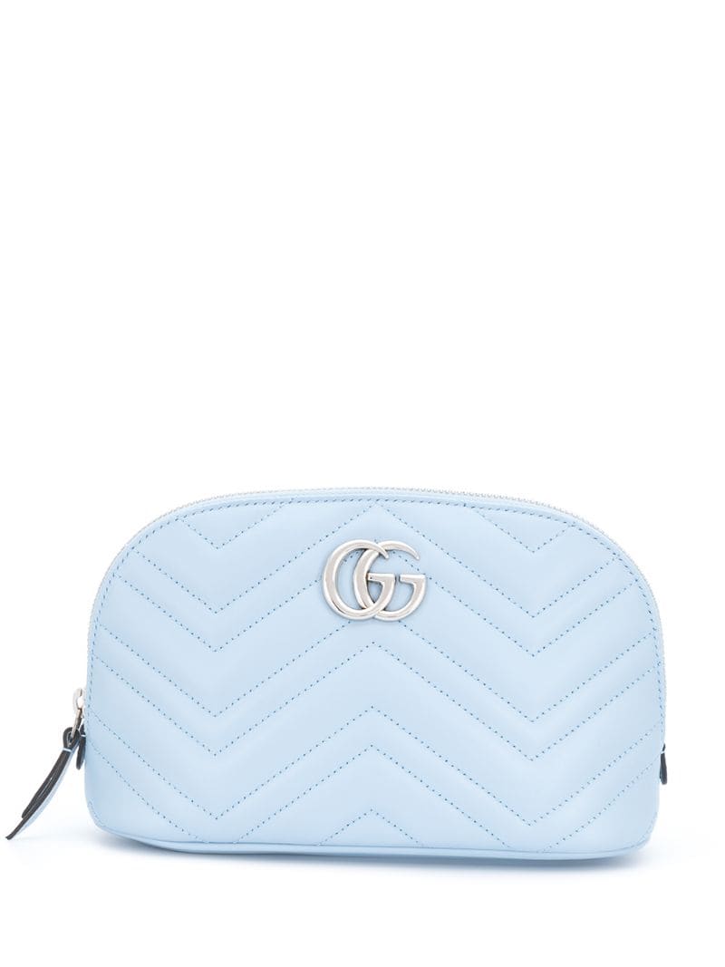 Gucci - GG Marmont clutch - women - Leather - One Size - Blue