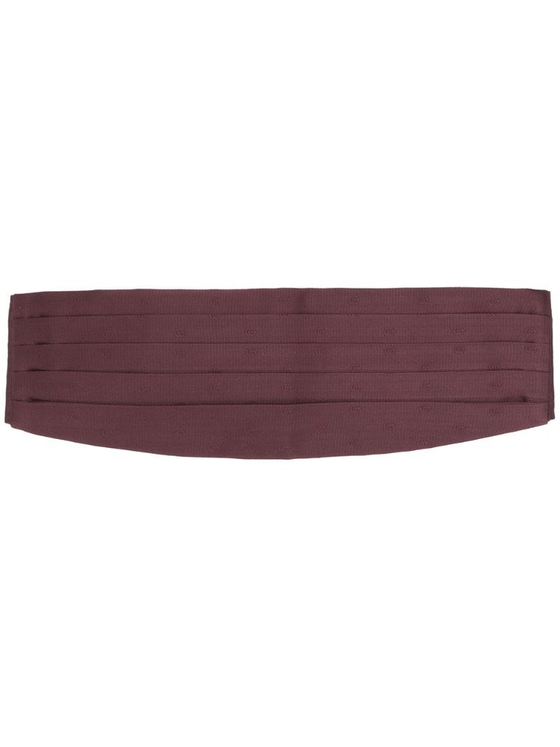 Gucci - silk cummerbund - men - Silk - S, M - Red